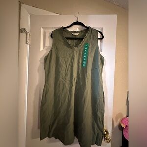 New linen dress with pockets